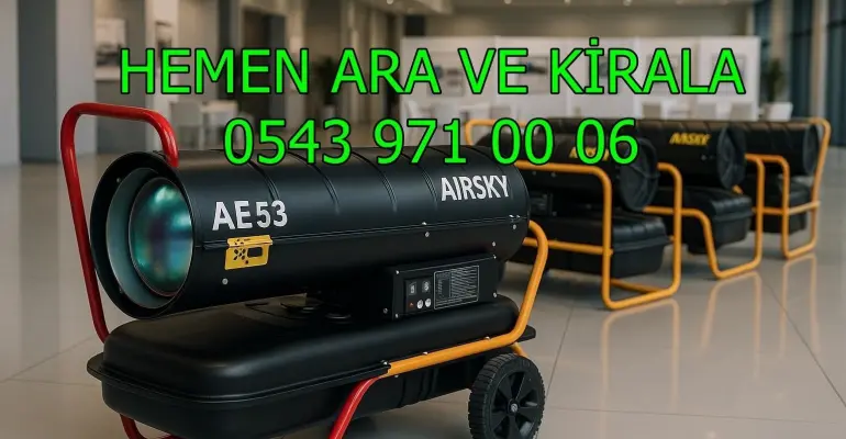 Tunceli ve Bayburt ve Sivas MAZOTLU ISITICI KİRALAMA